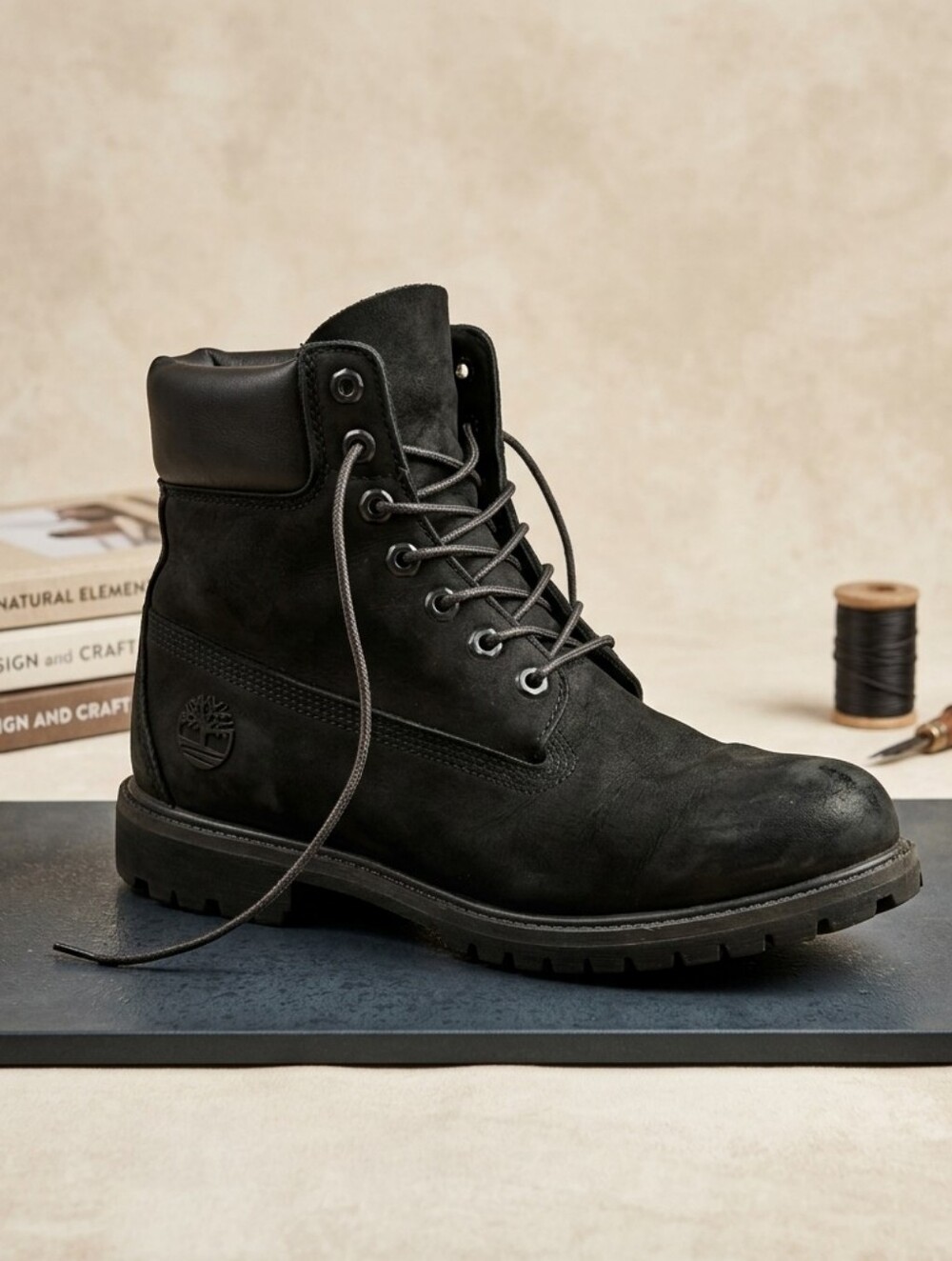 Timberland Black Boots Rugged and Stylish Hiking Work